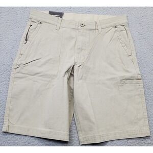 Weatherproof Golf Shorts Mens 32 Tan Trail Utility Pocket Stretch Flex Waistband
